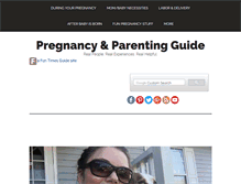 Tablet Screenshot of pregnancy.thefuntimesguide.com